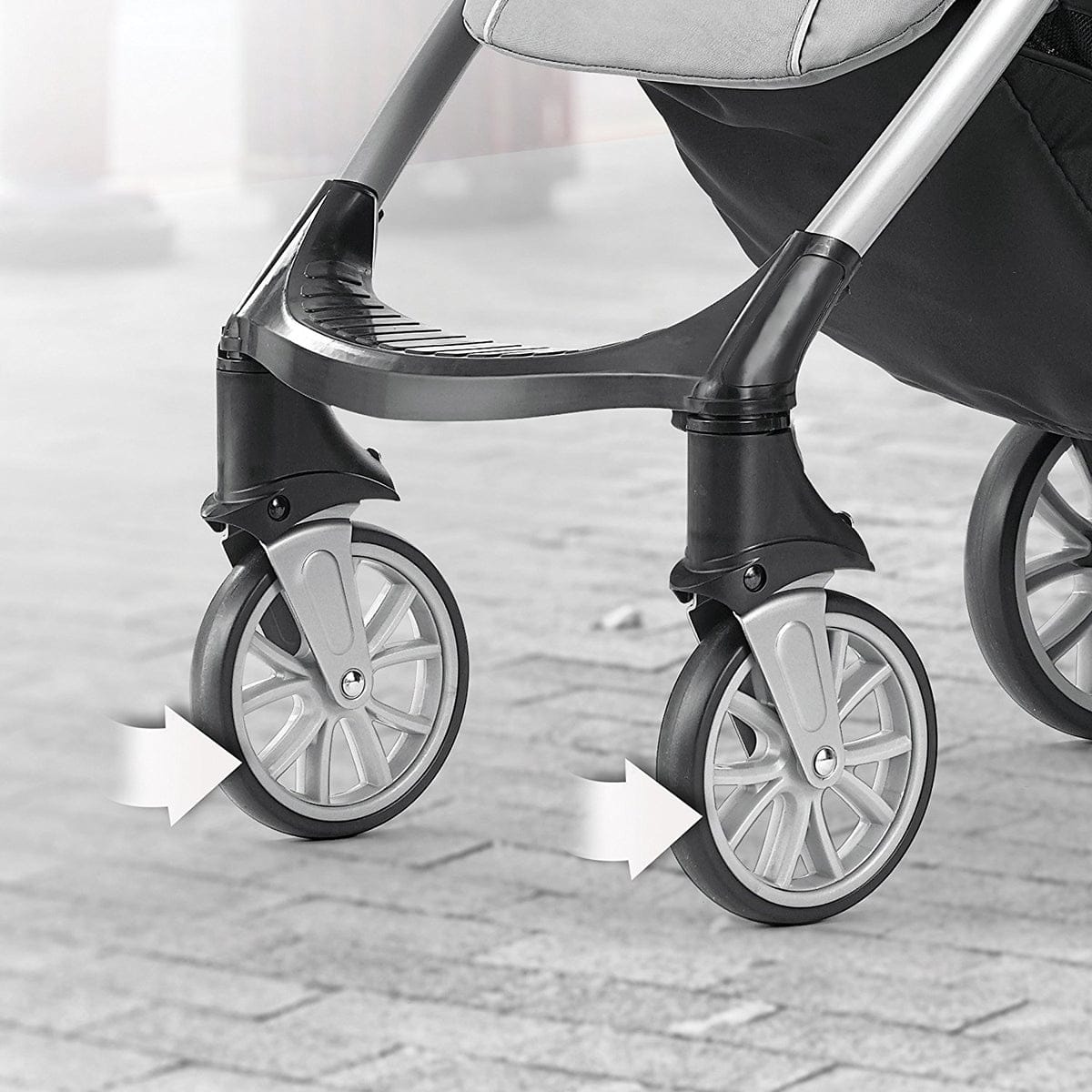 Chicco Mini Bravo Compact Stroller - Stone - 07079663230070