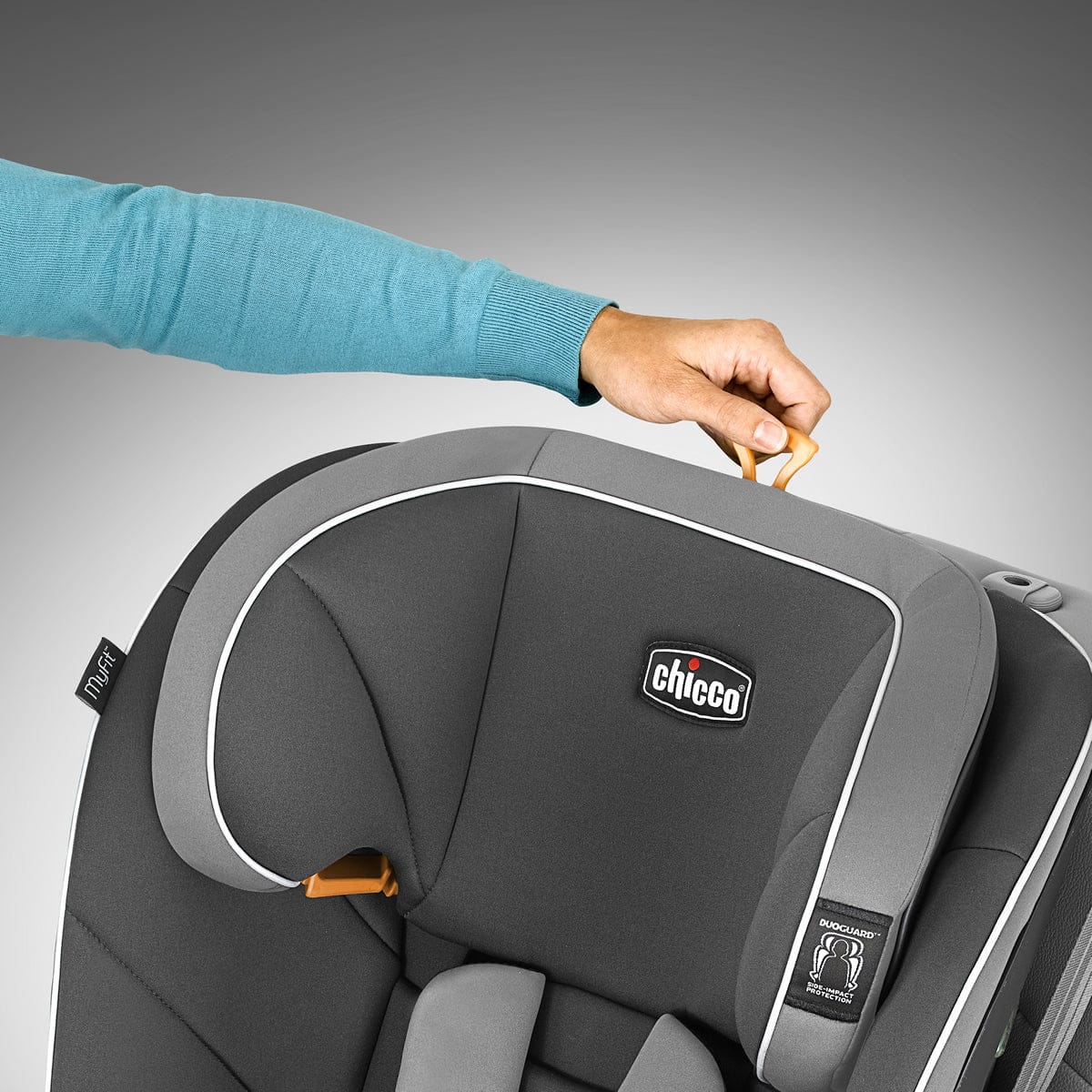 Chicco MyFit Harness Booster Car Seat - Fathom - 04079783780070