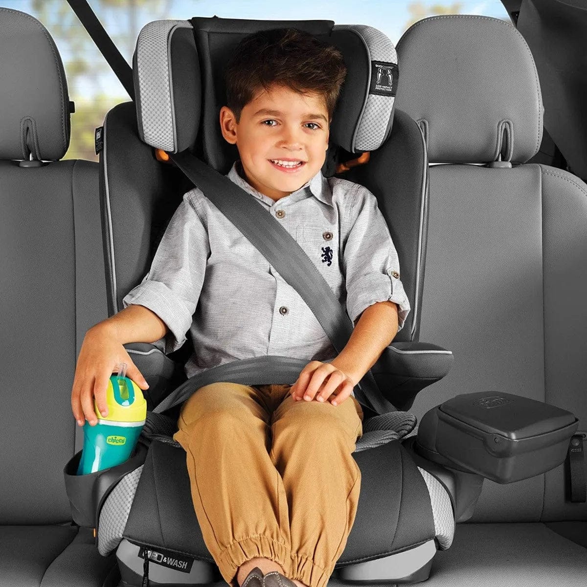 Chicco MyFit Zip Air Harness + Booster Car Seat - Atmos - 04079561190070