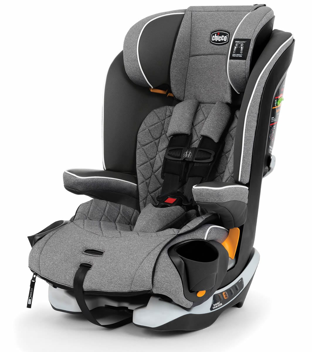 Chicco MyFit Zip Harness Booster Car Seat - Granite - 05079560650070