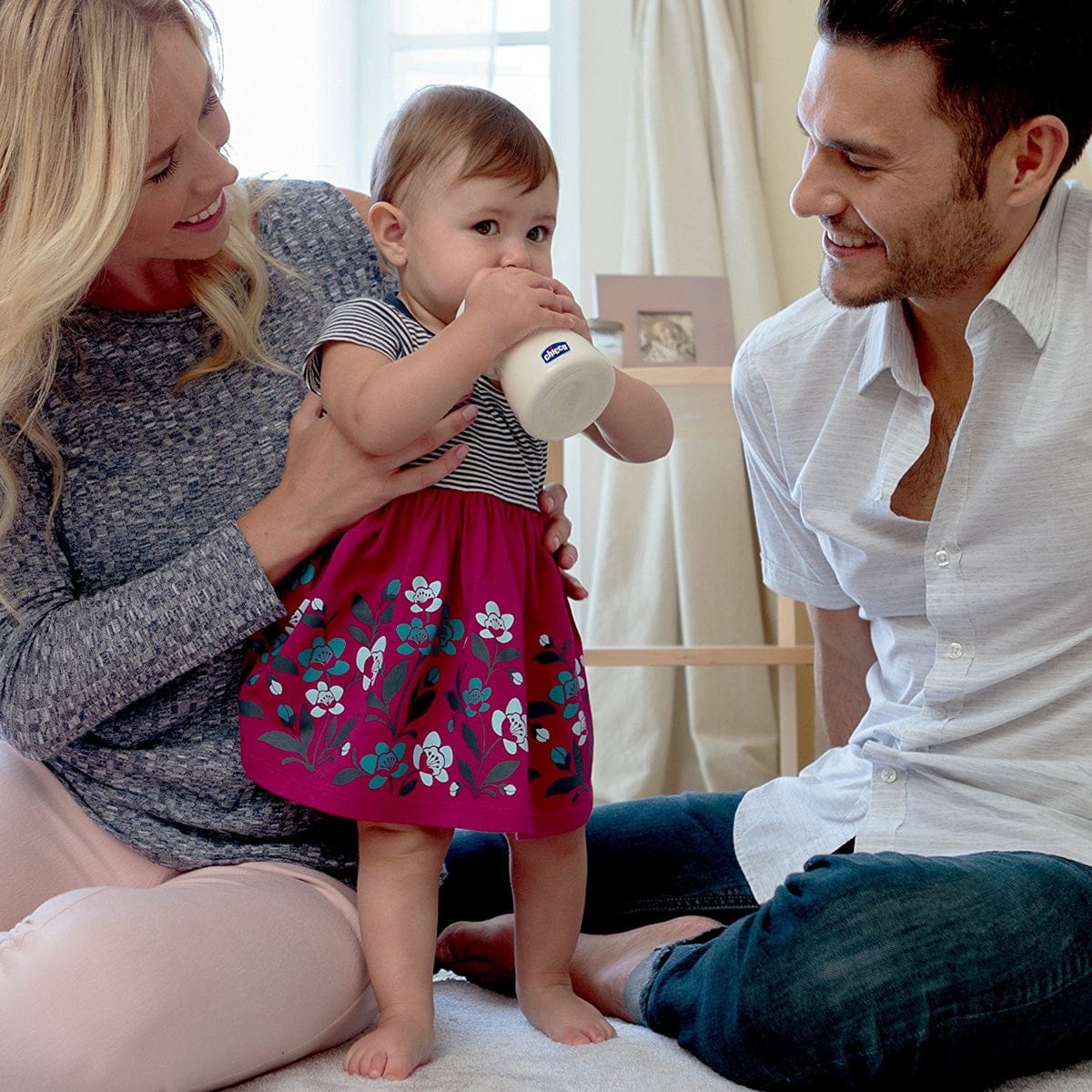 Chicco Naturalfit 8 oz. 0m+ Slow Flow Bottle & Bonus Nipple - 00080823100070