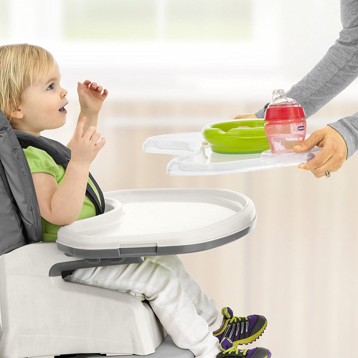 Chicco New Stack 3 in 1 Highchair - Verdant - 04079552610070