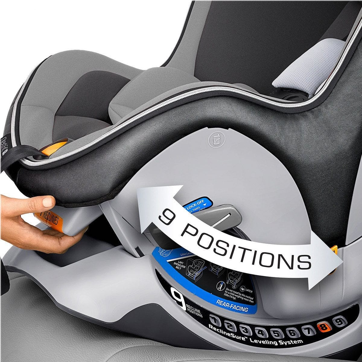 Chicco Nextfit IX ZIP Convertible Car Seat - Traction - 04079672970070