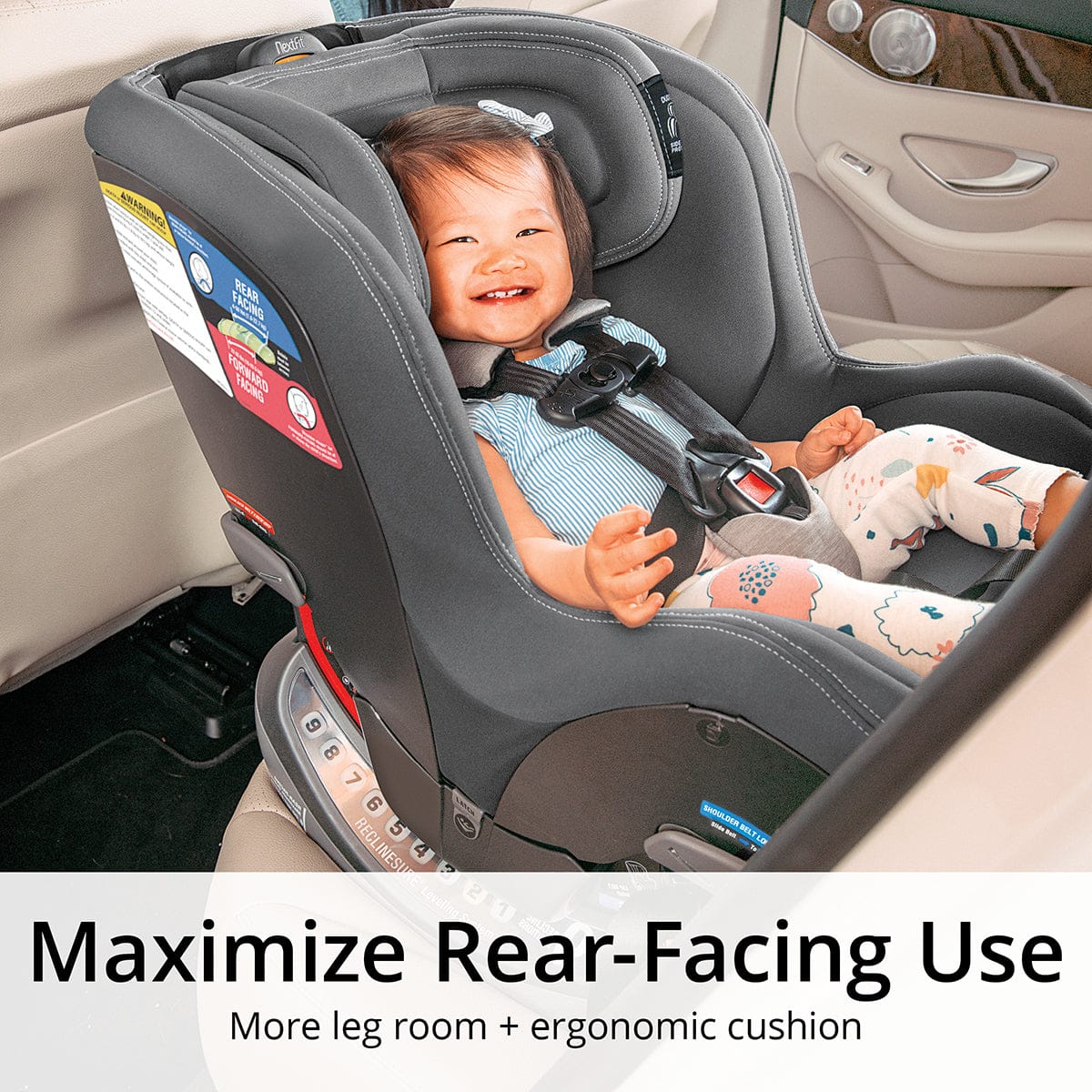 Chicco NextFit Max ClearTex Convertible Car Seat - Cove - 00079740230070