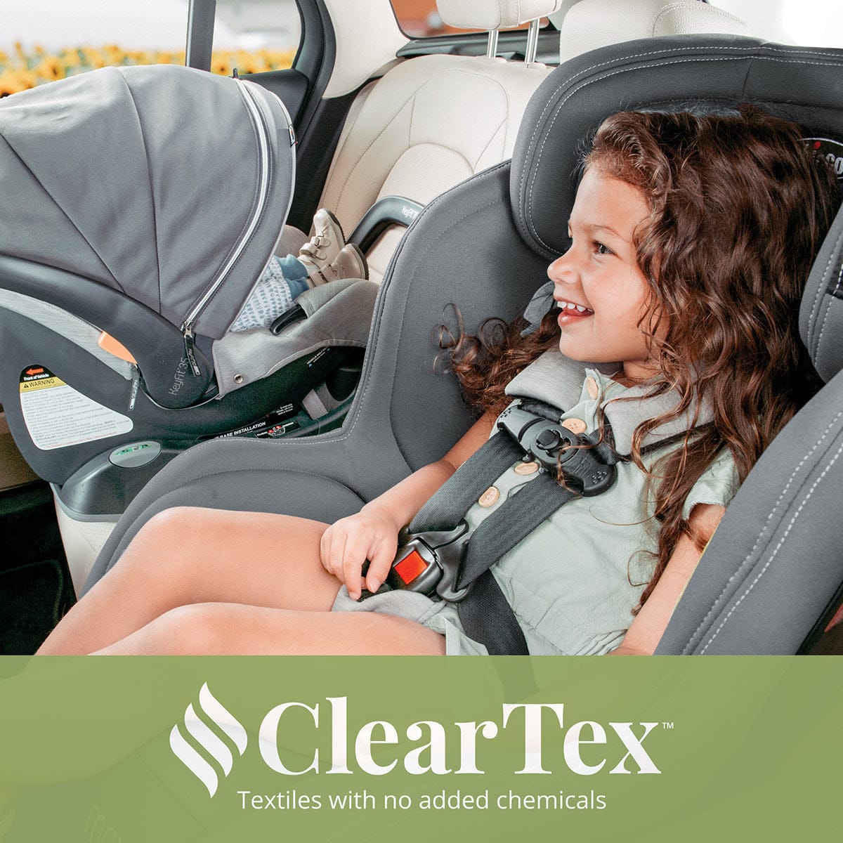 Chicco NextFit Max ClearTex Convertible Car Seat - Reef - 06079740620070