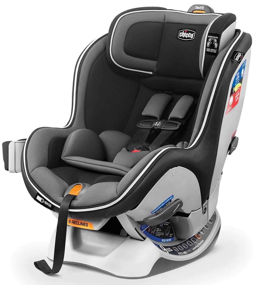 Chicco NextFit Zip Convertible Car Seat - Carbon - 06079852950070
