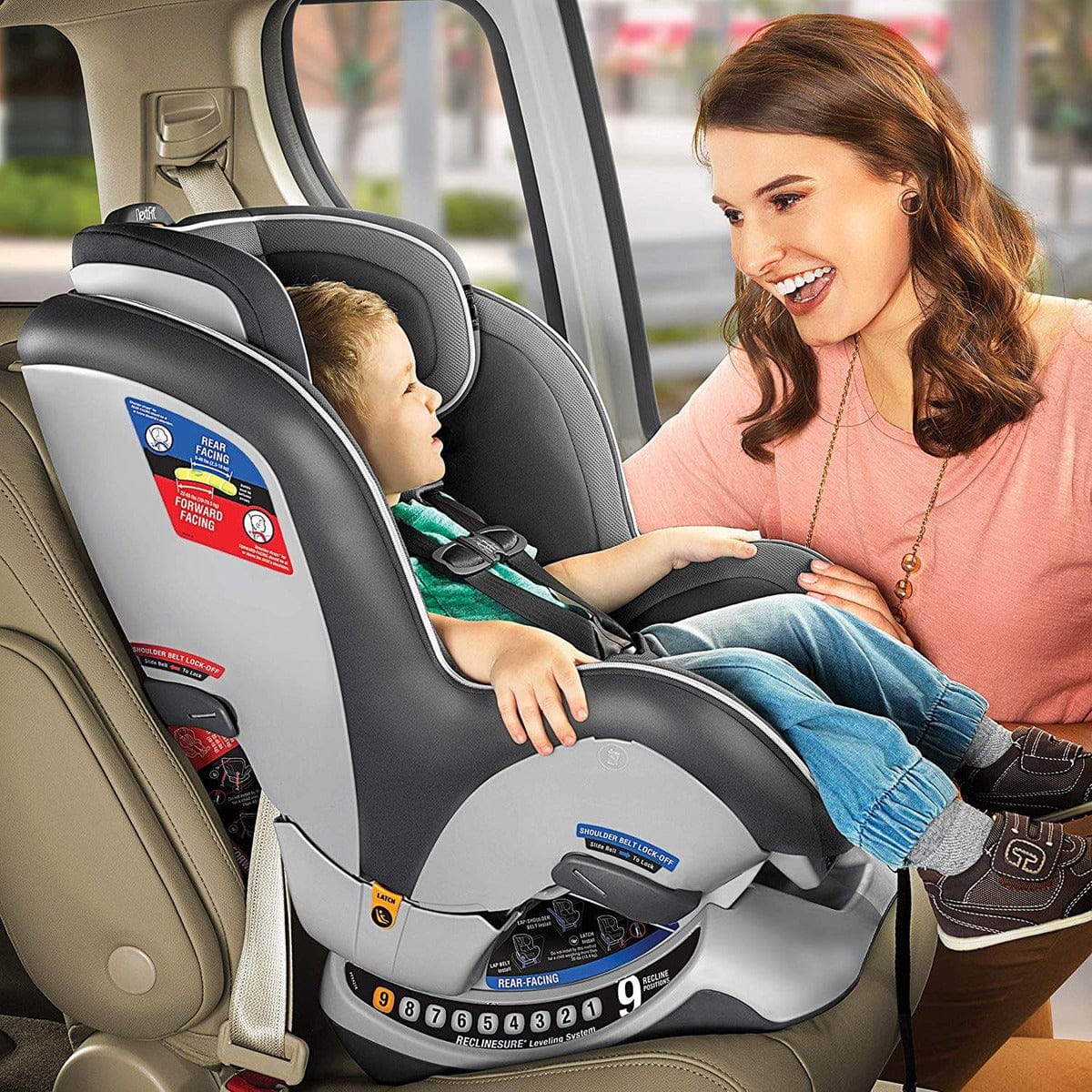 Chicco NextFit Zip Convertible Car Seat - Corvus - 05079852890070