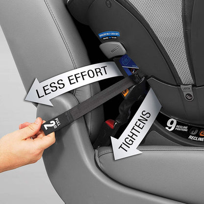 Chicco NextFit Zip Max Extended-Use Convertible Car Seat - Q Collection - 07079749970070