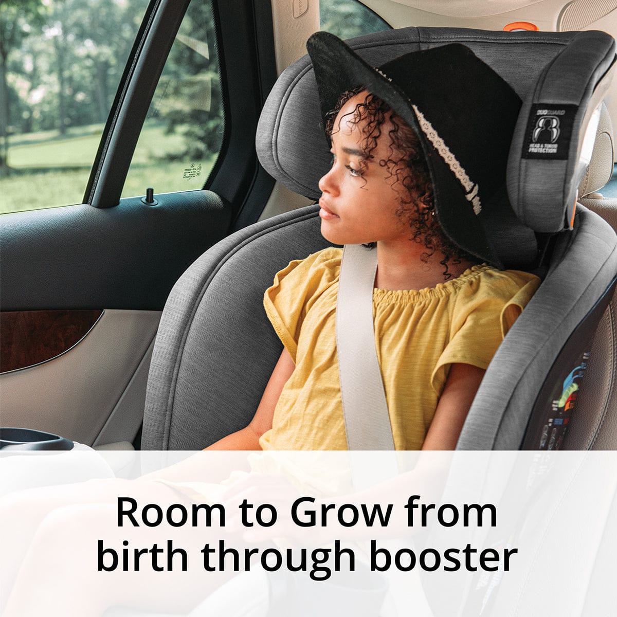 Chicco OneFit ClearTex All-In-One Convertible Car Seat - Slate - 00079741040070