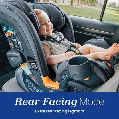 Chicco OneFit LX ClearTex All-in-One Convertible Car Seat - Lupine - 07087144350070