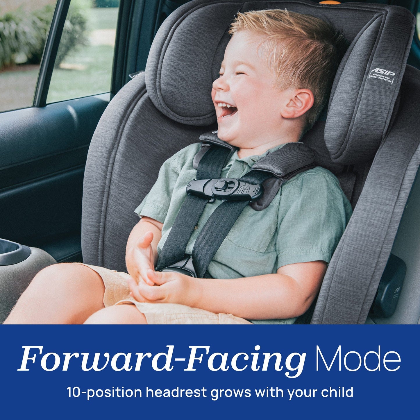Chicco OneFit LX ClearTex All-in-One Convertible Car Seat - Smoke - 00087144040070