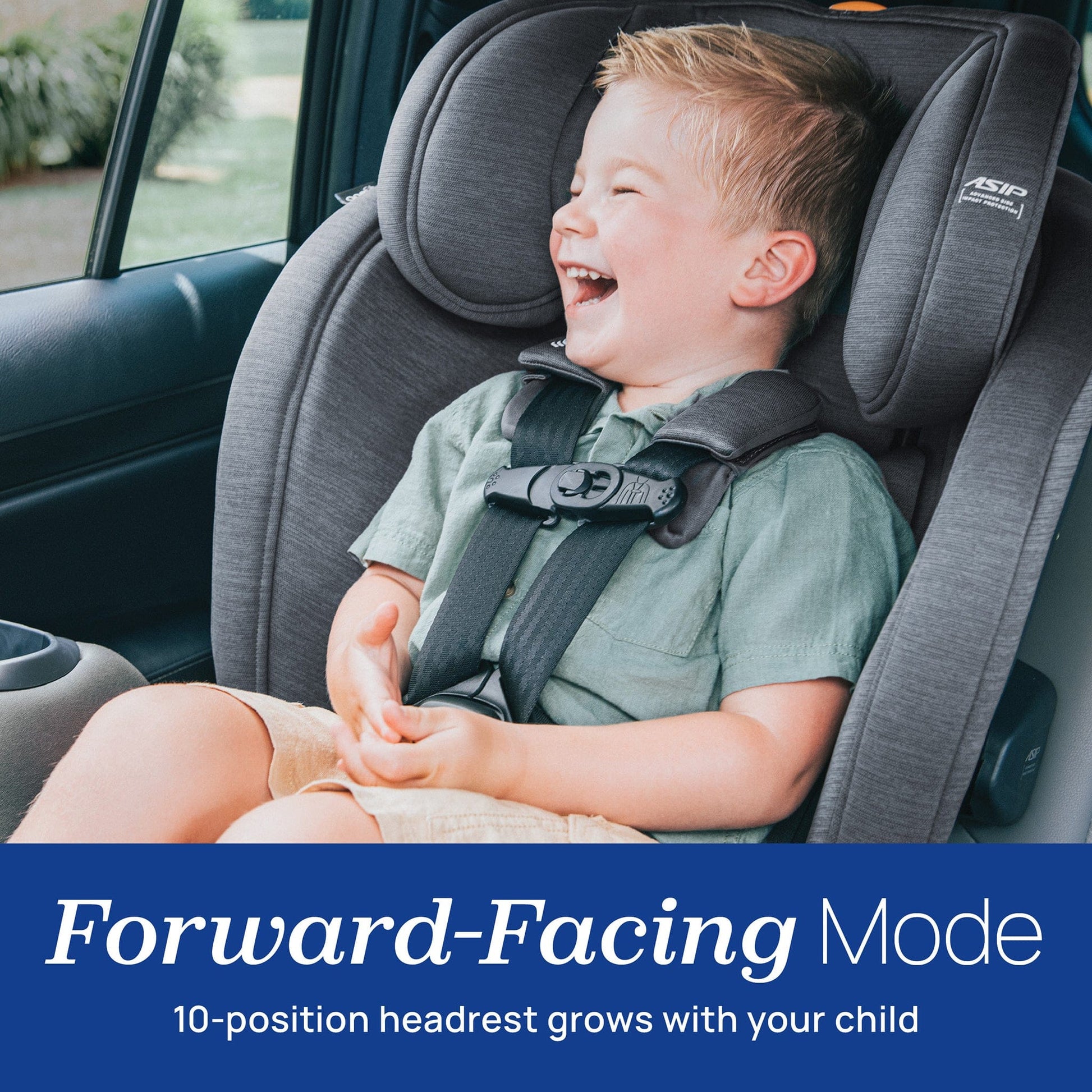 Chicco OneFit LX ClearTex All-in-One Convertible Car Seat - Smoke - 00087144040070