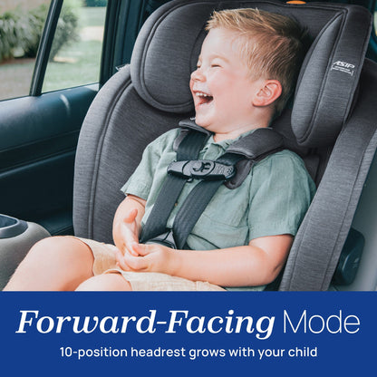 Chicco OneFit LX ClearTex All-in-One Convertible Car Seat - Smoke - 00087144040070