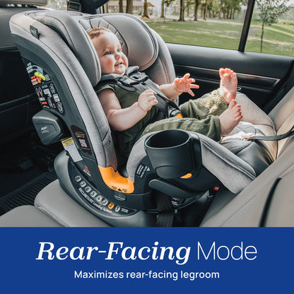 Chicco OneFit Max ClearTex All-in-One Convertible Car Seat - Ash - 00087009860070