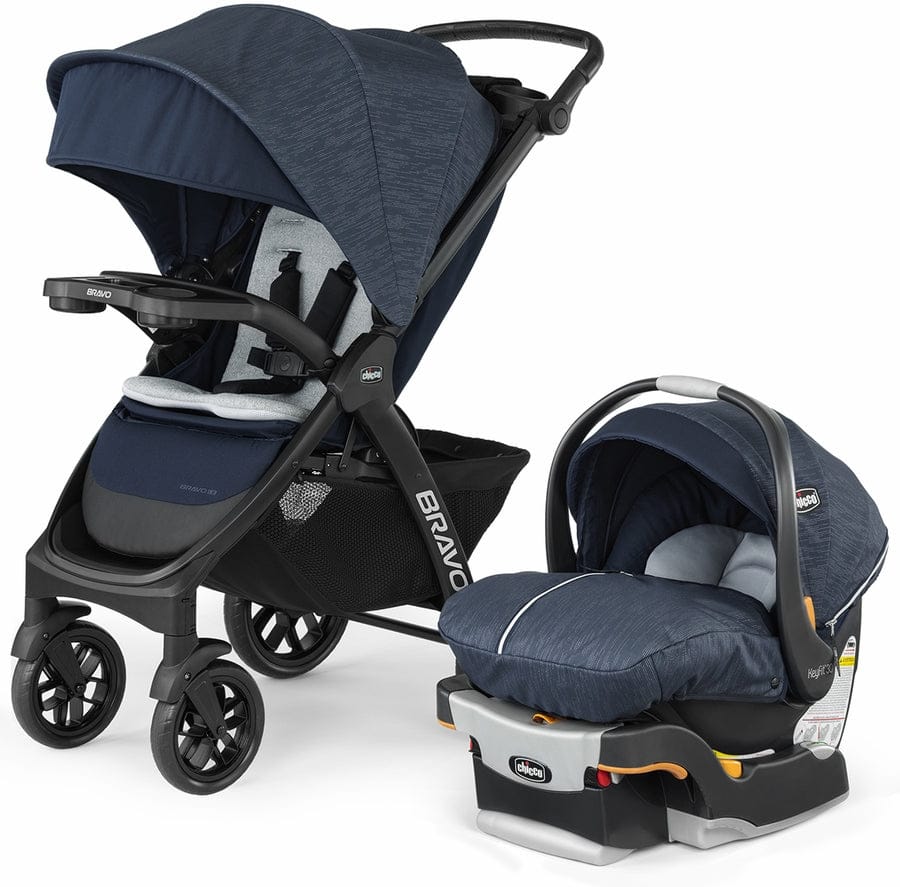 Chicco OPEN BOX Bravo LE Trio Travel System - Harbor - 04079633530070-ob