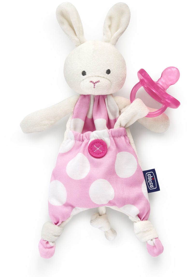 Chicco Pocket Buddies Pacifier Holder - Pink - 00008012100070