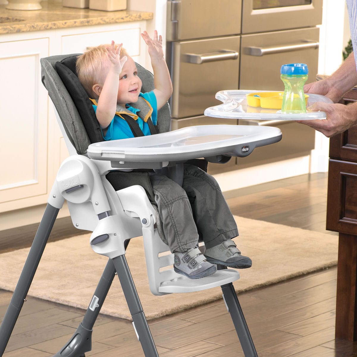 Chicco Polly Double-Pad Highchair - Empire - 08079072190070