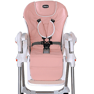 Chicco Polly Highchair Double-Pad Fabric Bella Pink - 0006380349