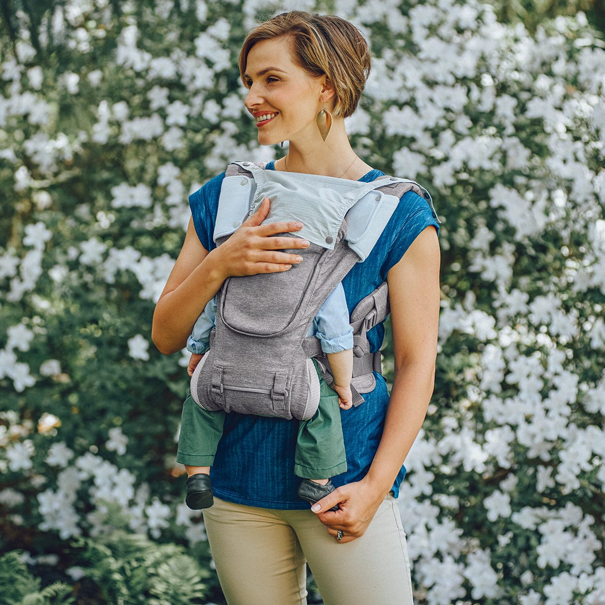 Chicco SideKick Plus 3-in-1 Hip Seat Carrier - Titanium - 07079768840070