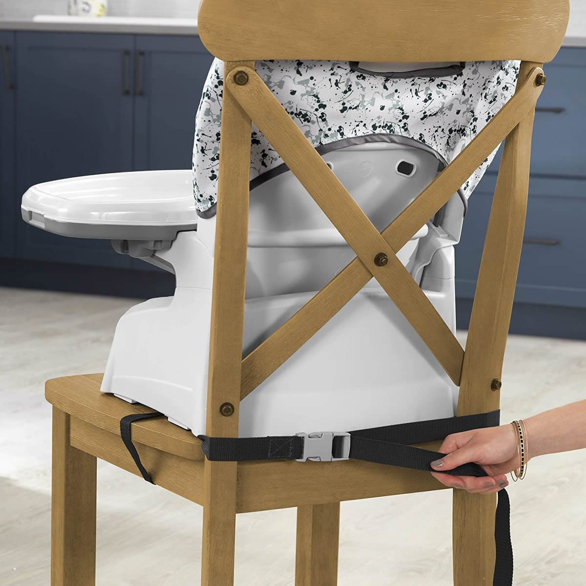 Chicco Snack Booster Seat - Grey Star - 00079607840070