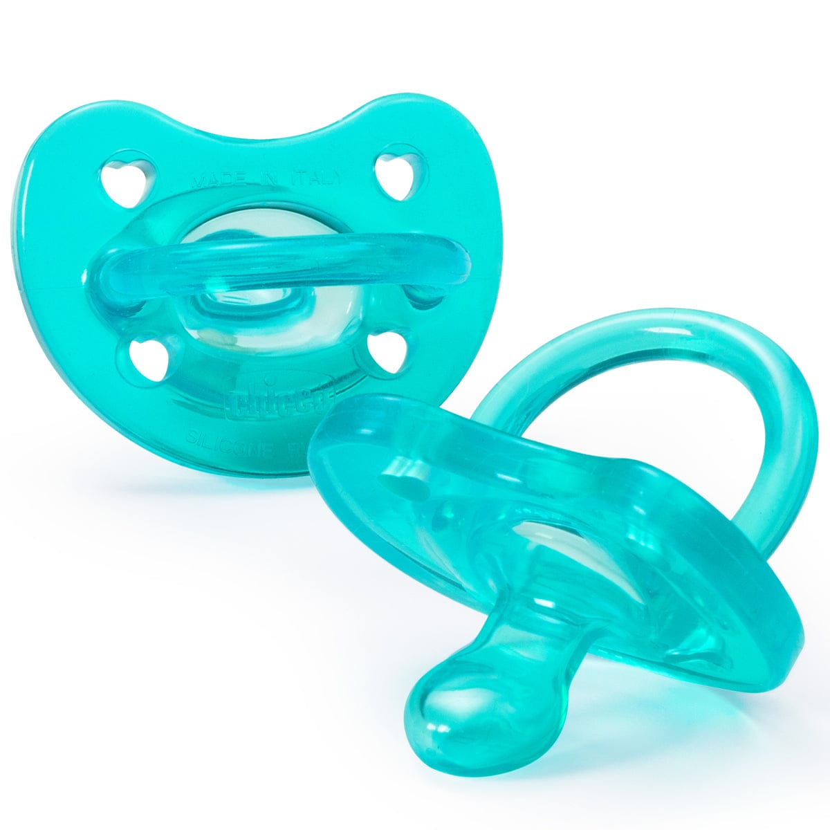 Chicco Soft Silicone Orthodontic Pacifiers - Blue - 0M+ - 2711200070