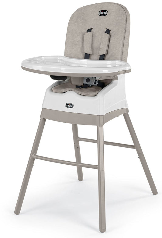 Chicco Stack Hi-Lo 6-in-1 Multi-Use High Chair - Sand - 05087134870070