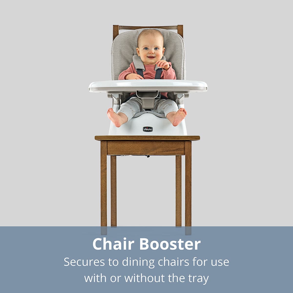 Chicco Stack Hi-Lo 6-in-1 Multi-Use High Chair - Tide - 07087134810070
