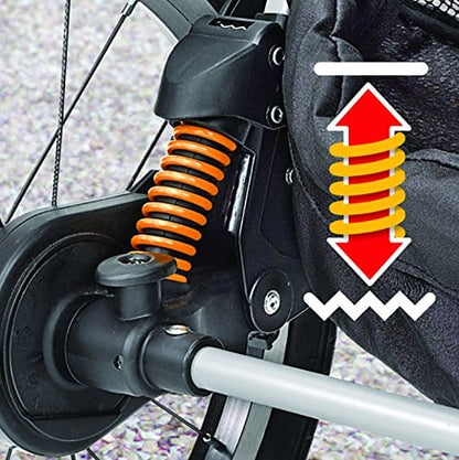 Chicco TRE Performance Jogging Stroller + Keyfit 30 Travel System Bundle - Titan / Orion - 07079103840070-04061472510070