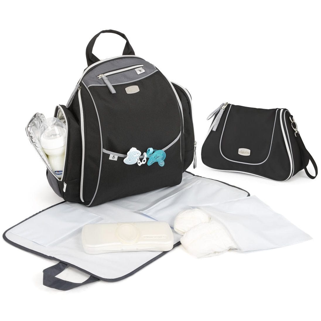 Chicco Urban Backpack Diaper Bag  - Black - 06079359950070