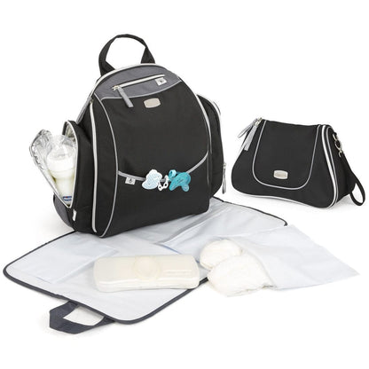 Chicco Urban Backpack Diaper Bag  - Black - 06079359950070