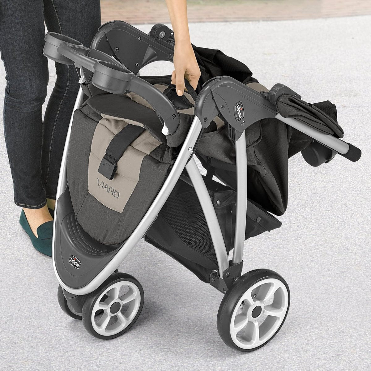 Chicco Viaro Travel System - Teak