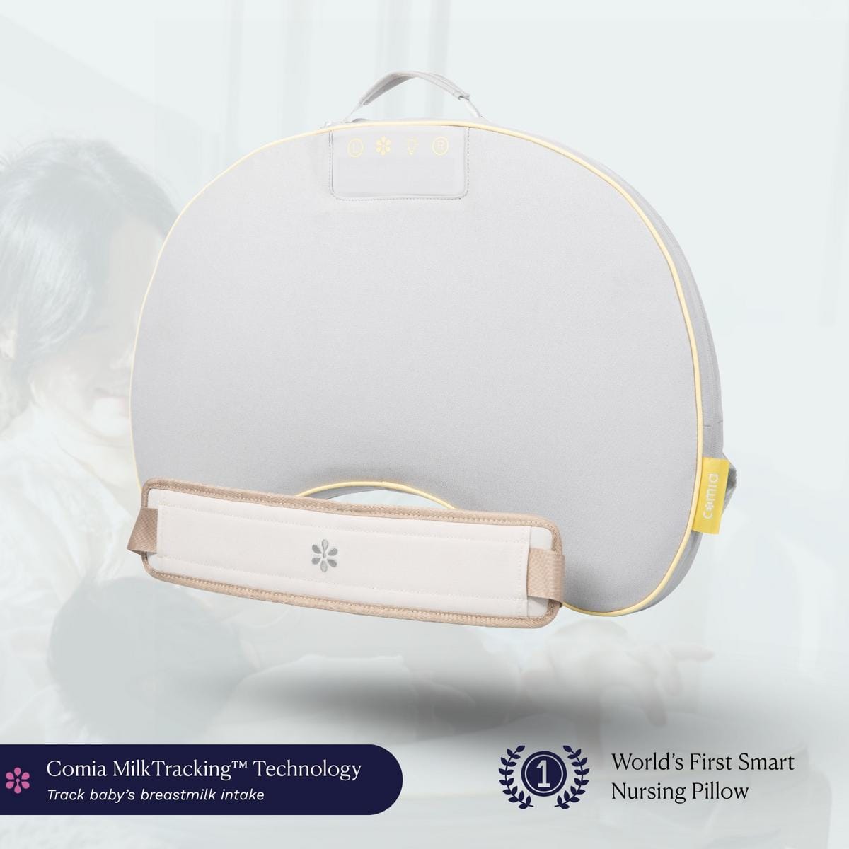 Comia Premium Smart Nursing Pillow – Albee Baby Comia Premium Smart Nursing Pillow – Albee Baby