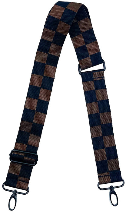 citymouse Woven Strap - Black + Brown Checkerboard - 860009256033