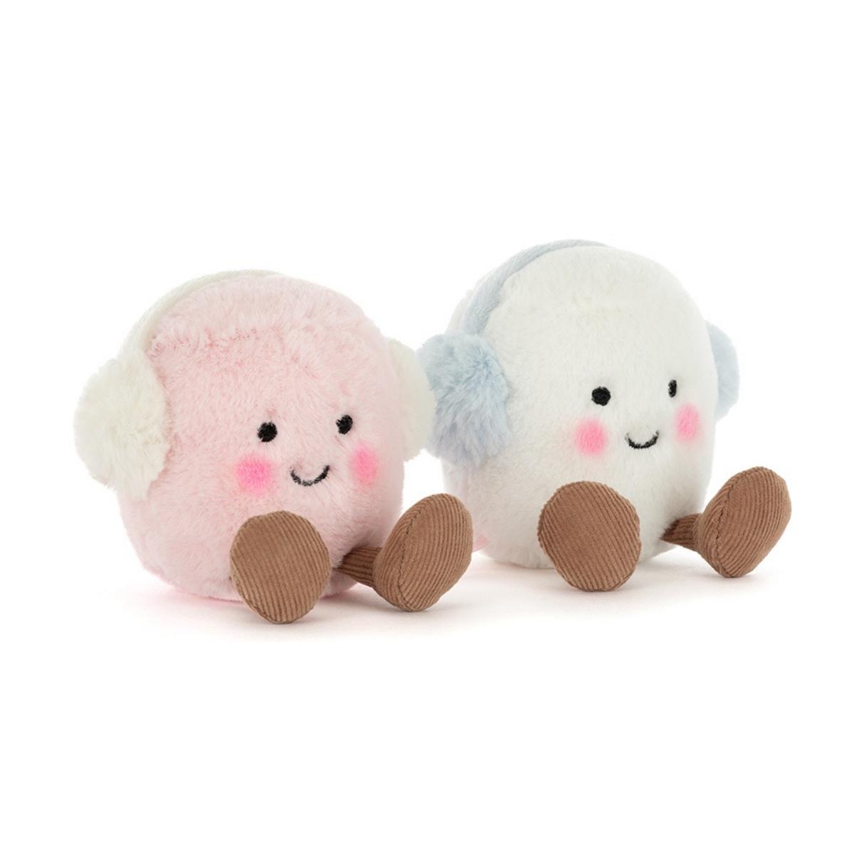 Jellycat Amuseables Toastie Pink and White Marshmallows - A6MPWT