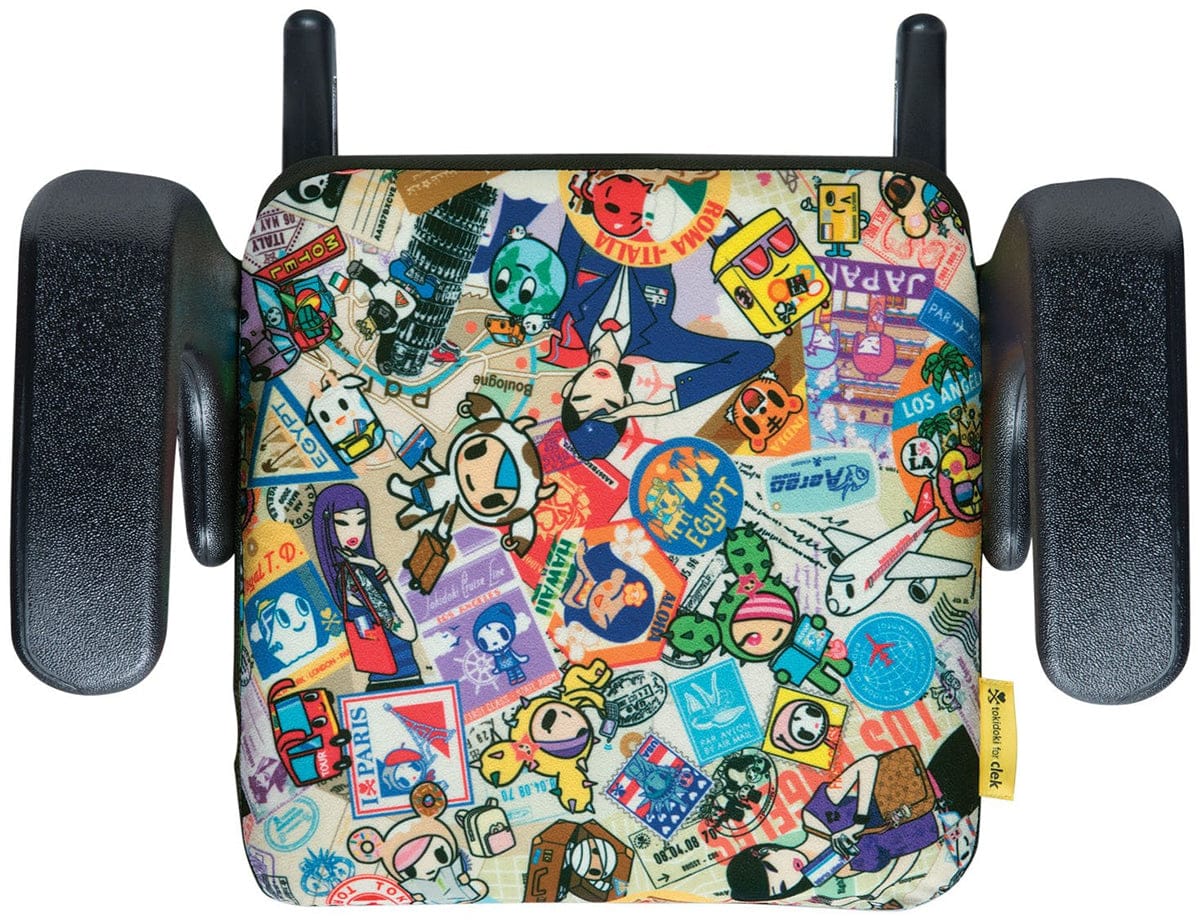 Clek Olli Backless Belt Positioning Booster Car Seat - Tokidoki Travel