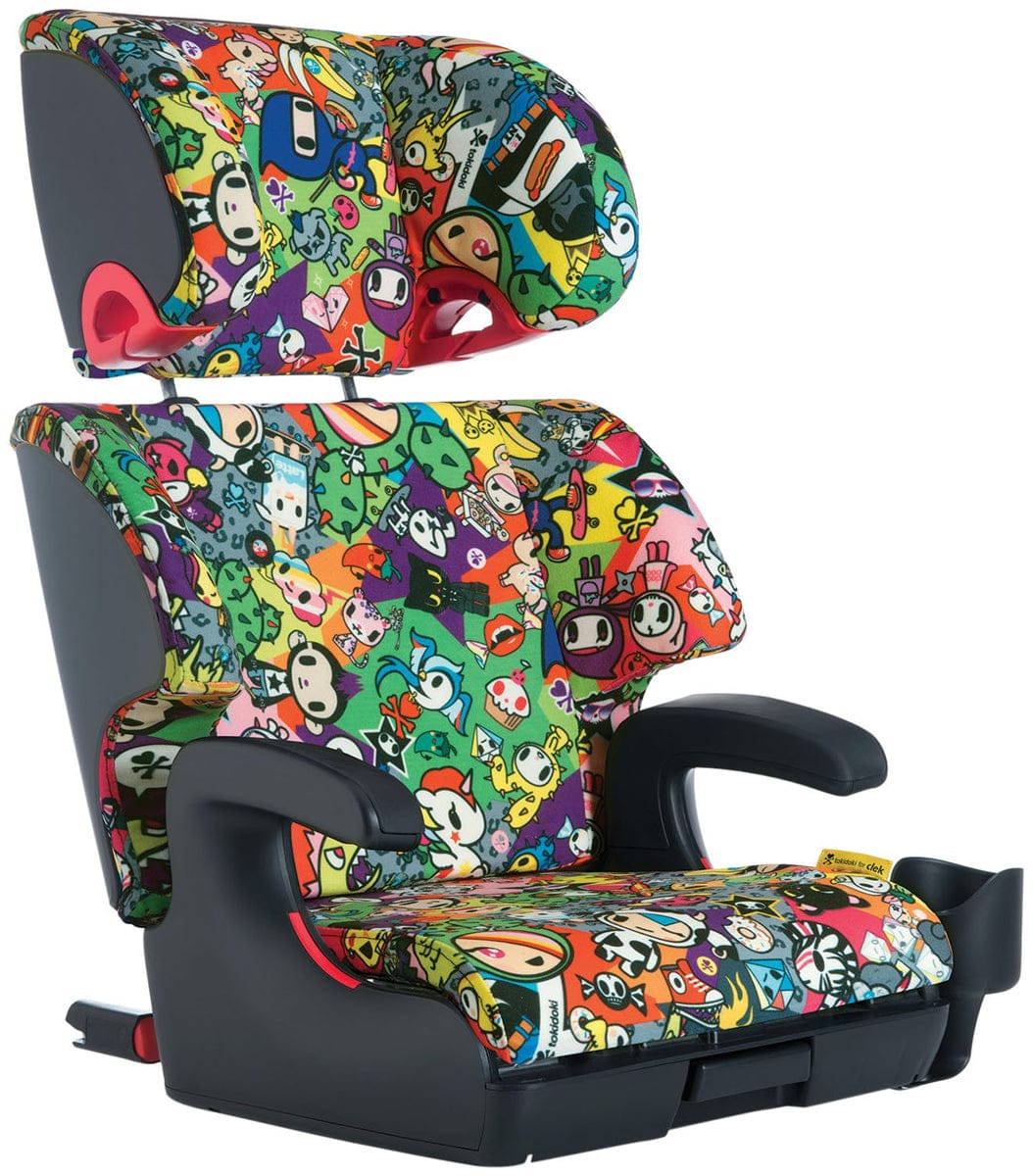 Clek Oobr High Back Belt Positioning Booster Car Seat - Tokidoki All Over - OB11U2-TDAOB