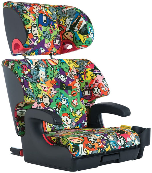 Clek Oobr High Back Belt Positioning Booster Car Seat - Tokidoki All Over - OB11U2-TDAOB