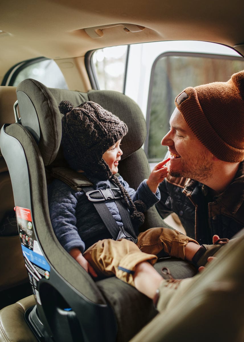 Clek 2017 Fllo Narrow Convertible Car Seat with Anti-Rebound Bar - Woodlands - FL17U1-MLTB