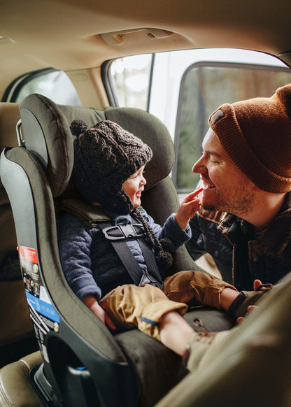 Clek 2017 Fllo Narrow Convertible Car Seat with Anti-Rebound Bar - Woodlands - FL17U1-MLTB