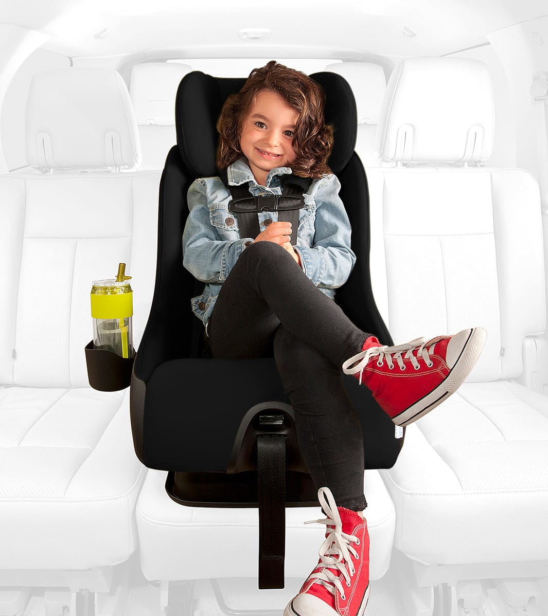 Clek Fllo Narrow Convertible Car Seat with Anti-Rebound Bar - Capri