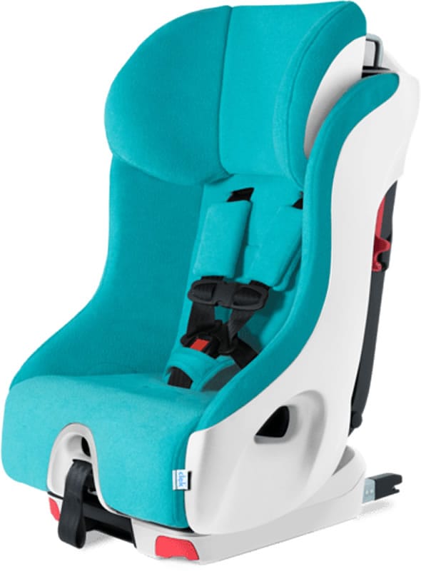 Clek Foonf Narrow Convertible Car Seat with Anti-Rebound Bar - Capri/White