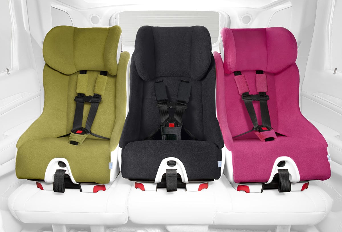 Clek Foonf Narrow Convertible Car Seat with Anti-Rebound Bar - Capri/White