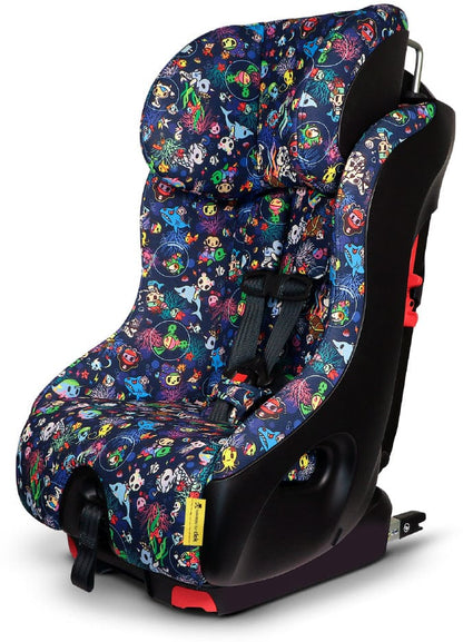 Clek 2021 Foonf Convertible Car Seat with Anti-Rebound Bar - Tokidoki Reef Rider (Jersey Knit) - FO19U1-TKRR
