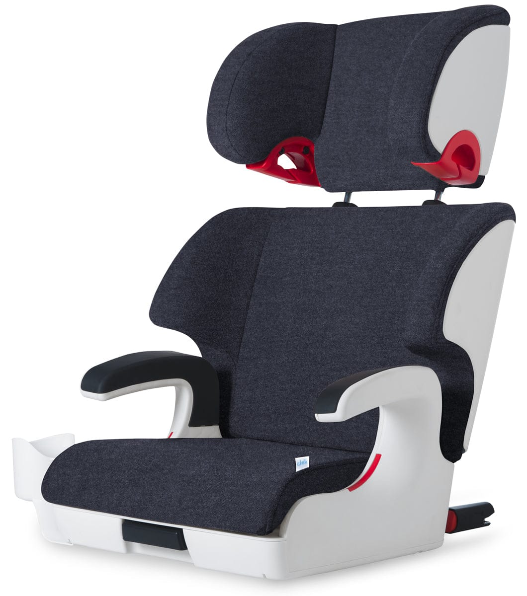 Clek Oobr High Back Belt Positioning Booster Car Seat - Full Moon (FR FREE Merino Wool) - OB11U2-WLBLW