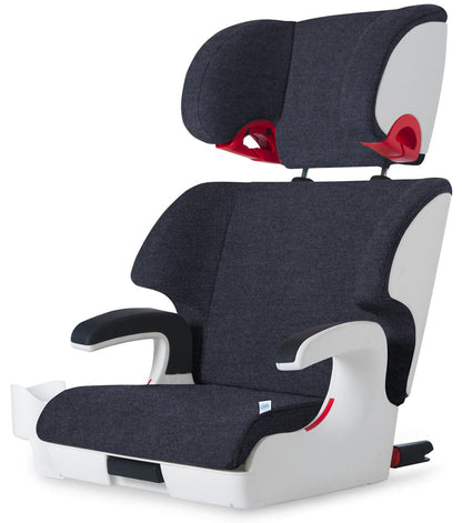 Clek Oobr High Back Belt Positioning Booster Car Seat - Full Moon (FR FREE Merino Wool) - OB11U2-WLBLW