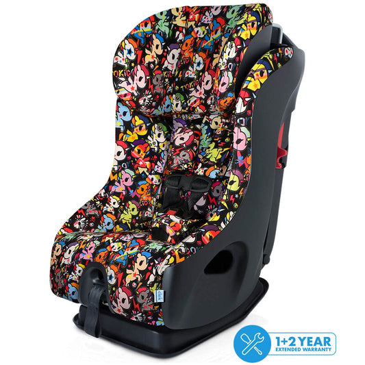 Clek OPEN BOX Fllo 2018 Convertible Car Seat - Tokidoki Unicorno Disco - FL18U1-TKUDB-OB