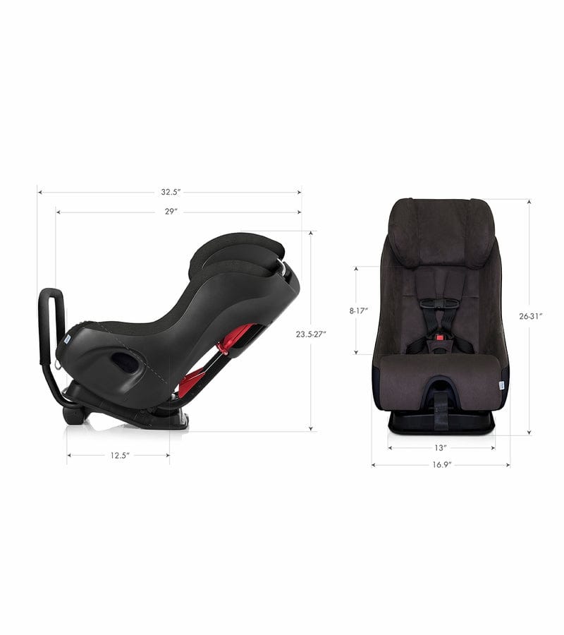 Clek Fllo Convertible Car Seat + Drink & Mat Thingy Bundle - Carbon (Jersey Knit) - FL19U1-JBB-DMTB