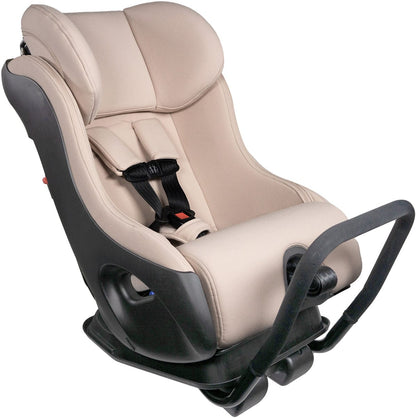 Clek Fllo Narrow Convertible Car Seat with Anti-Rebound Bar - Latte Ziip (Flame Retardant Free) - FL19U1-BGB