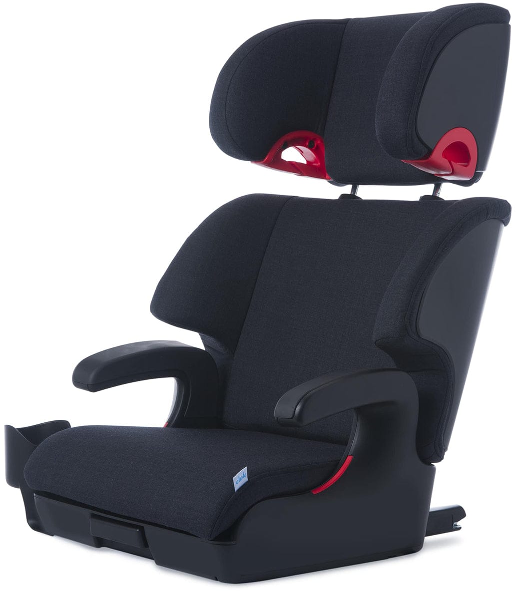Clek Oobr High Back Belt Positioning Booster Car Seat - Mammoth (Merino wool + TENCEL Blend) - OB22U2-WLB3