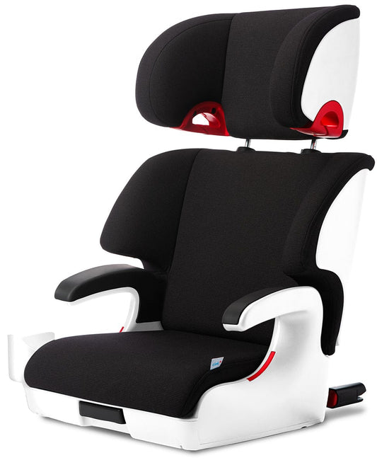 Clek Oobr High Back Belt Positioning Booster Car Seat - Railroad / White (Albee Exclusive) - ob22u2-rrw
